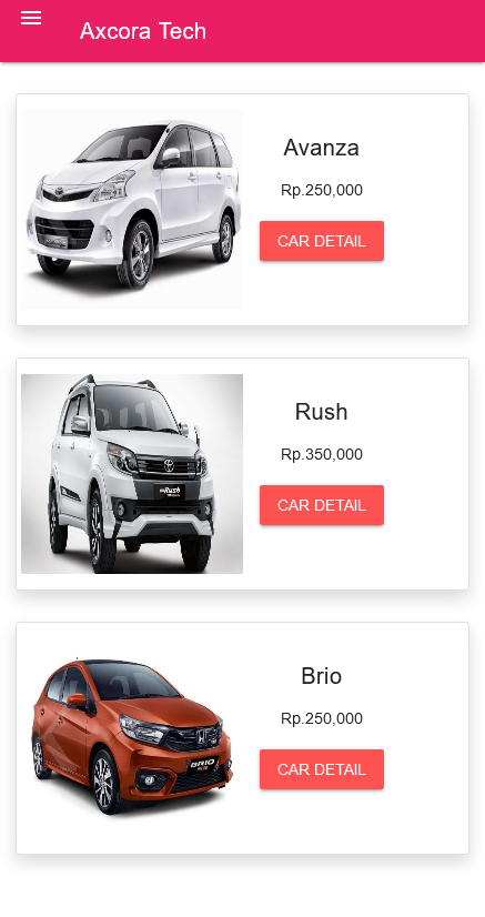 aplikasi rental kendaraan