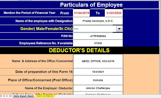 Download and Prepare at a time 50 Employees Automated Income Tax Form 16 Part B with Form 12 BA For Financial Year 2019-20 ( Modified Format of Form 16 Part B ) 2 Download and Prepare at a time 50 Employees Automated Income Tax Form 16 Part B with Form 12 BA For Financial Year 2019-20 ( Modified Format of Form 16 Part B ) 2
