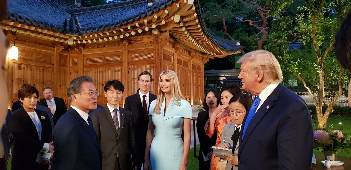Exo Se Reunio Con Donald Trump Y Su Hija Ivanka Trump El Presidente De Corea Del Sur Kpopworld Mx Sitio Web De Noticias K Pop