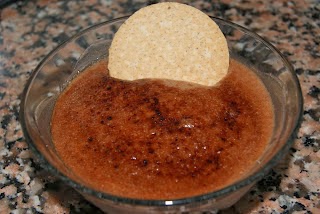 Sabayón de chocolate
