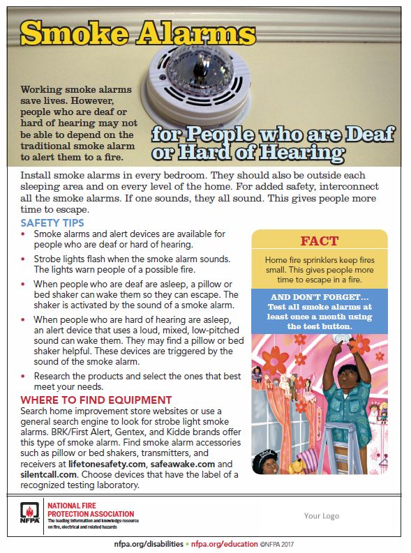 Peabody Council on Aging Resource Library Smoke Alarms for People who