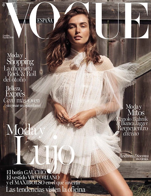 Fashion Model @ Andreea Diaconu by Benny Horne for Vogue Spain, October 2015 