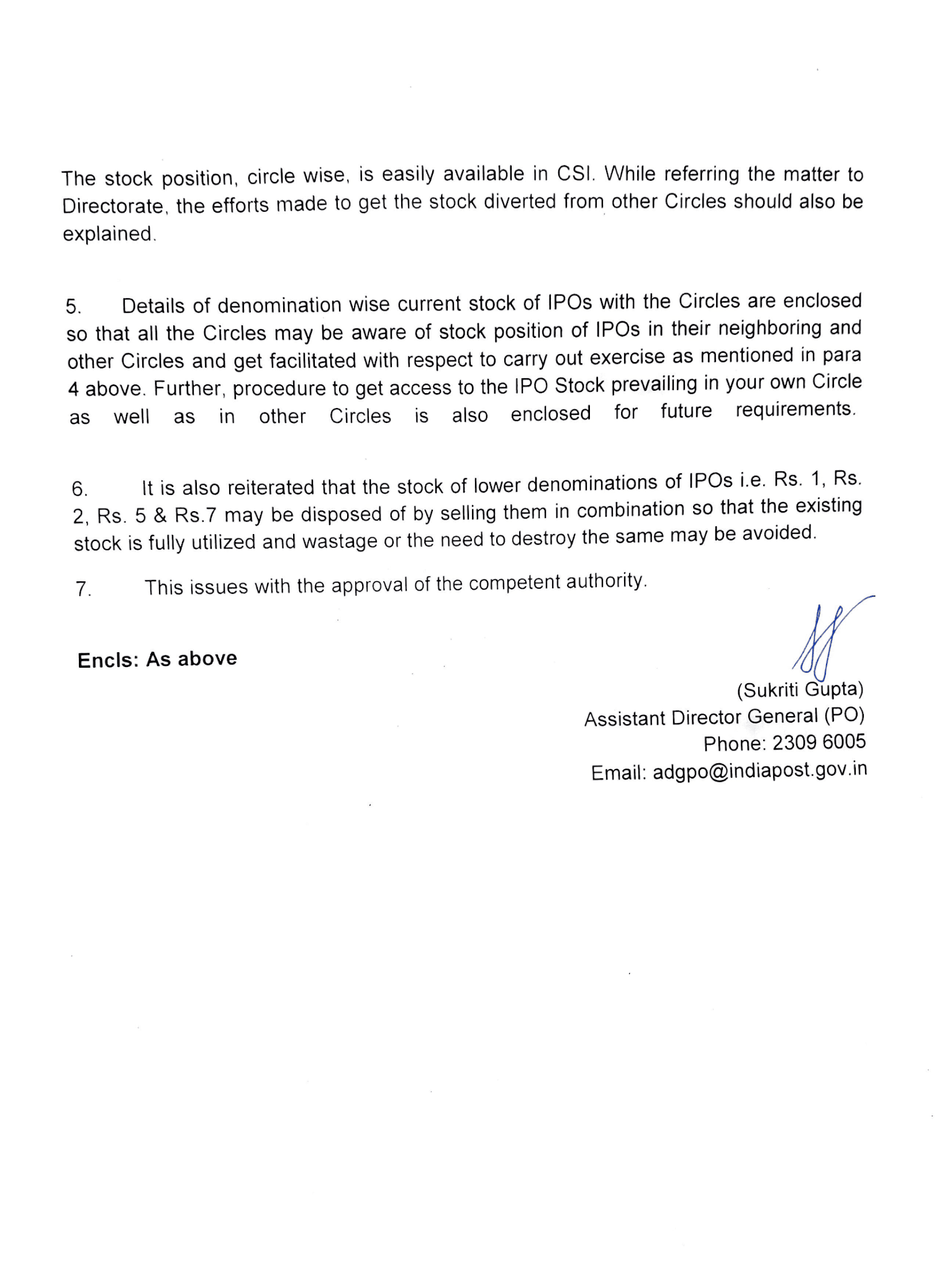 Printing and supply of Indian Postal Orders (IPOs)reg Postalstudy Post Office Blog