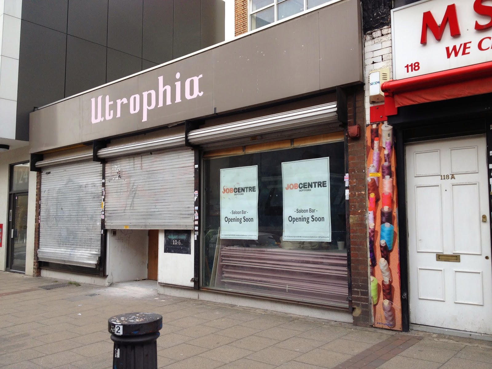 The Deptford Dame New 'saloon bar' Job Centre due to open soon