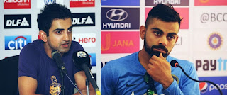 Gautam Gambhir questions once again Virat Kohli's captaincy||virat Kohli and Gautam gambhir