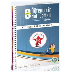 Anafen 8.Sınıf PES Din Kültürü ve Ahlak Bilgisi Öğrencinin Not Defteri Anafen 8.Sınıf PES Din Kültürü ve Ahlak Bilgisi Öğrencinin Not Defteri