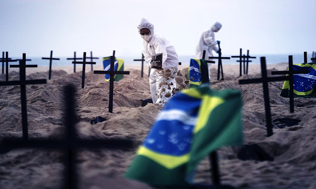 البرازيل إصابات فيروس كورونا تتجاوز المليون