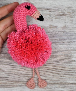 PATRON GRATIS FLAMENCO AMIGURUMI 38680