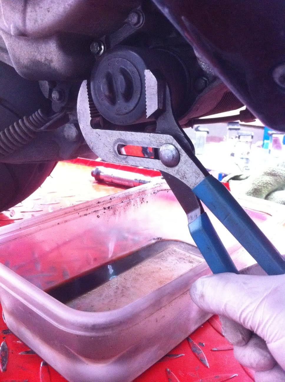 My Vespa Story Modern Vespa Oil Change.