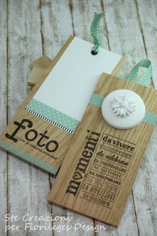 Timbro In Legno Florilèges Design - Parola Infinito, Collezione Piccole Parole, 4x7 Cm, 100% Francese - 6