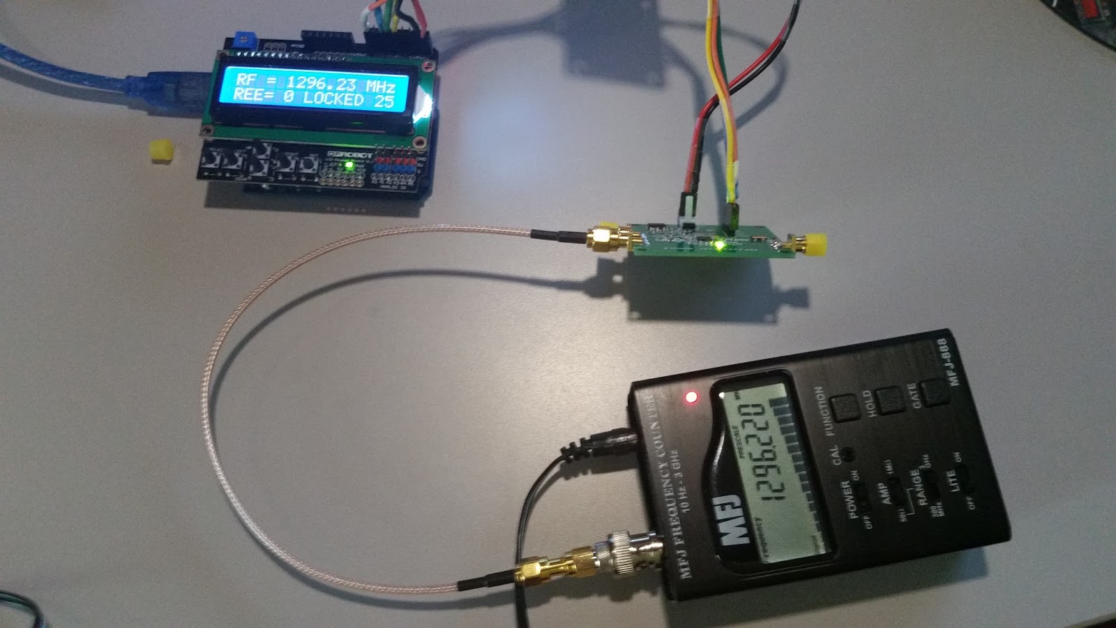AF4JF HAM RADIO Synthesizer with ADF4351