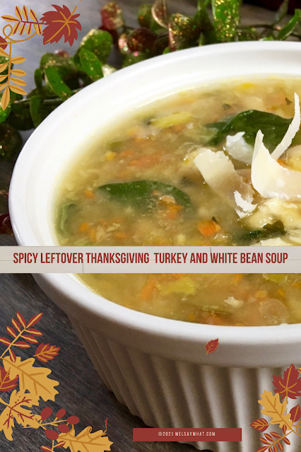 Spicy Leftover Thanksgiving Turkey and White Bean Soup Recipe