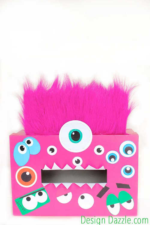 DIY Monster Valentine Boxes | DIY Home Sweet Home