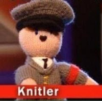 toy knitted hitler funny