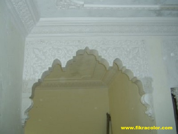 فن الاقواس بالجبس المنقوش جبس بلدي fikra color