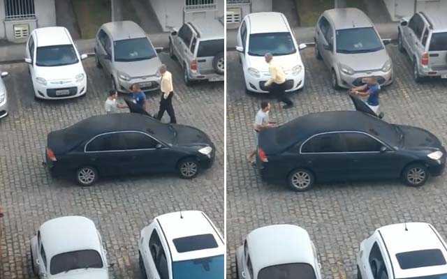 PM é preso após atirar em colega durante discussão em condomínio de Salvador; vídeo