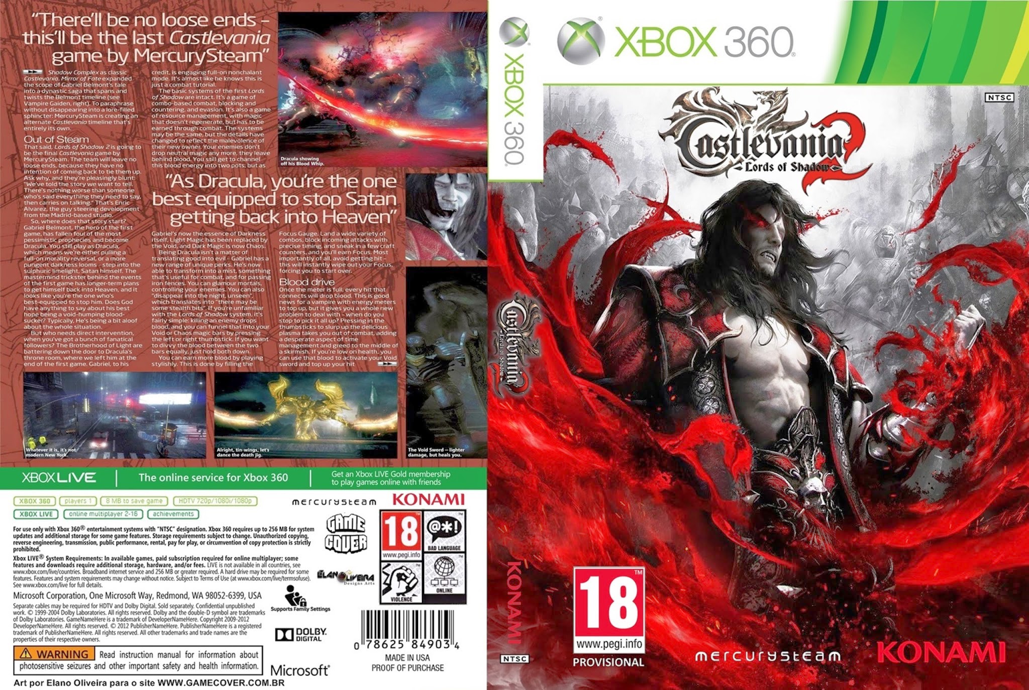 Jogo Castlevania Lords Of Shadow 2 Xbox 360 e Xbox One no Shoptime