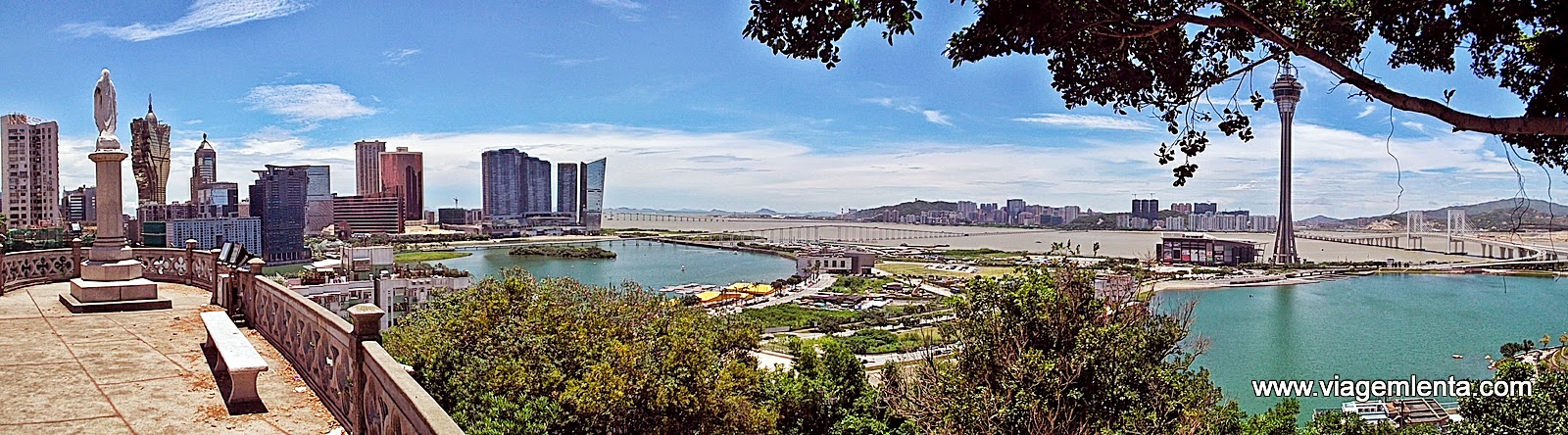 Macau vista do Morro da Penha