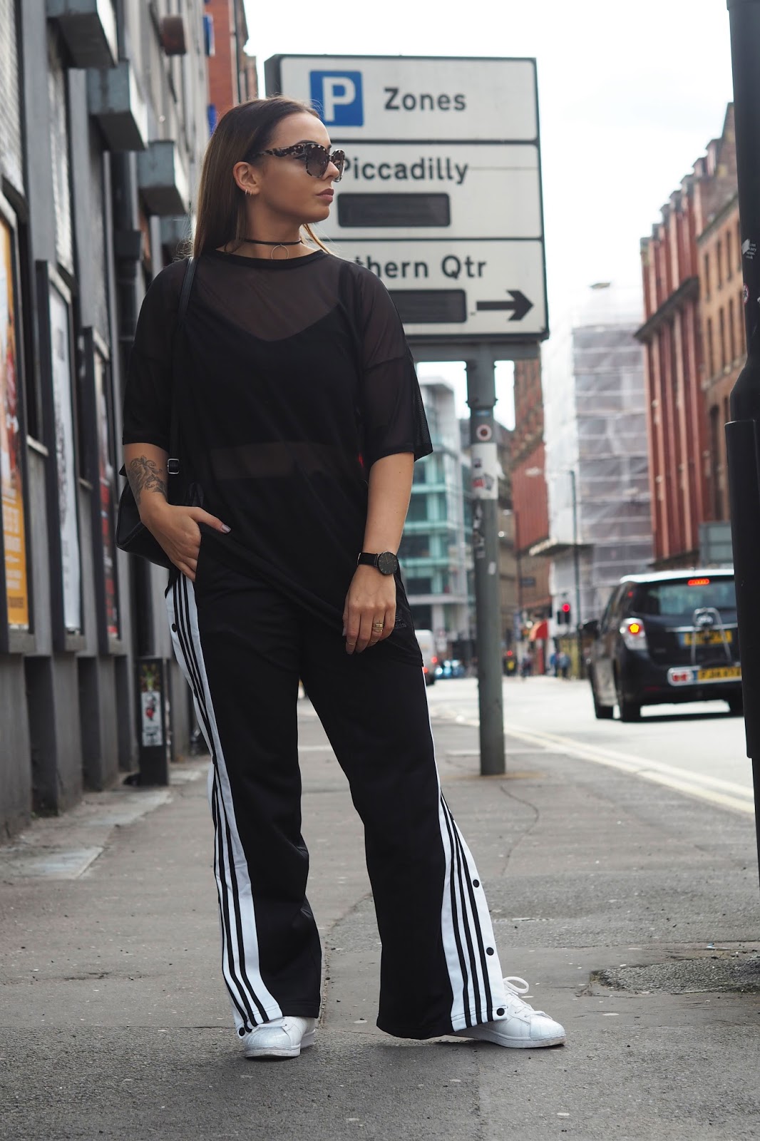 adidas popper pants outfit