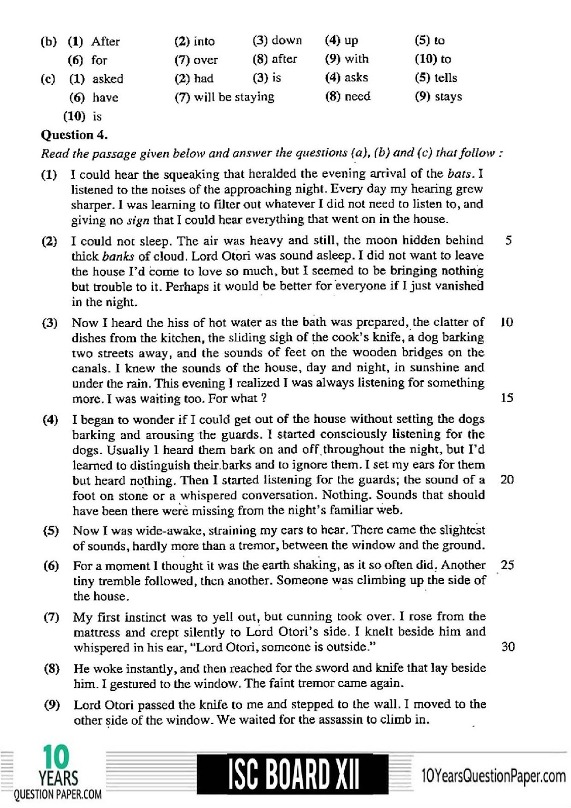 ISC 2018 solved English language paper 1 board question paper for Class XII ISC Board 2018 English lanuguage solved question paper class 12 part-9