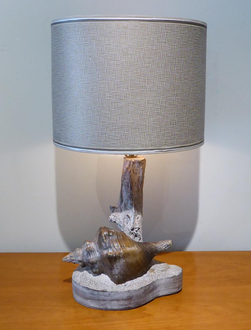conch shell table lamp