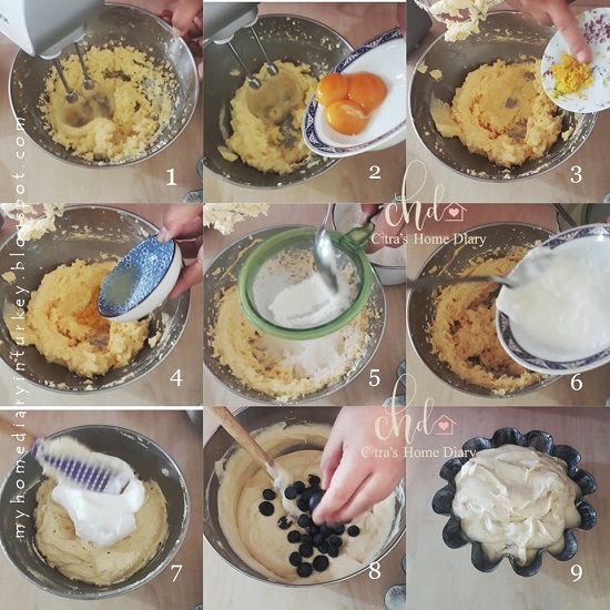 BLUEBERRY LEMON POUND CAKE. Best recipe with video | Çitra's Home Diary. #poundcake #blueberrycake #dessert #coffeecake #buttercake #cakefoodphotography #yabanmersinikek #lemonpoundcake