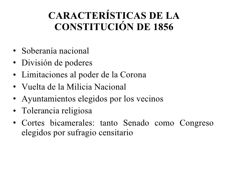 sociales y lengua La Constitución de 1856
