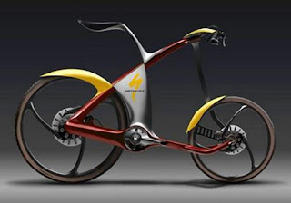 Bicicleta com design futurista - 5