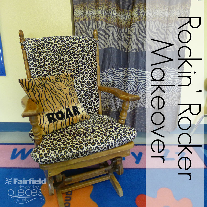 Pieces by Polly Rockin' Rocker Makeover Update Your Glider Rocking Chair