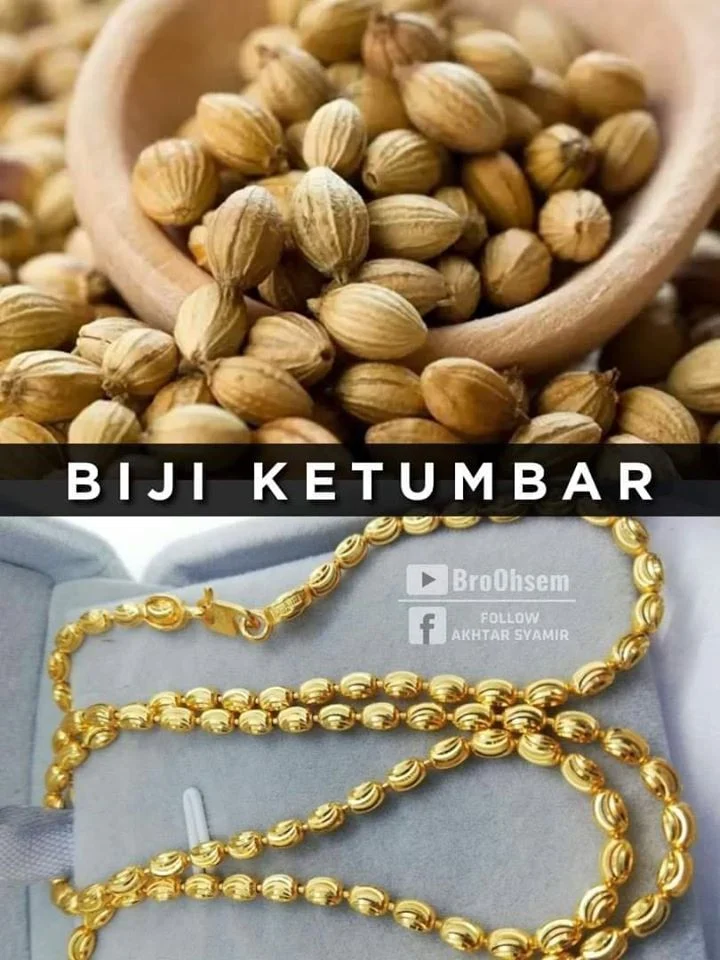 Gelang Emas Biji Ketumbar