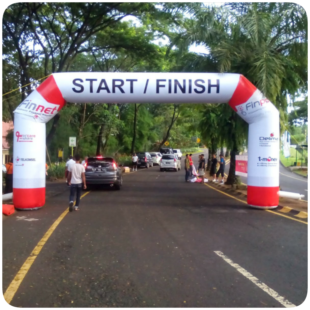 Balon Gate Start/Finish Untuk Daerah Bogor - Nararya Ballon
