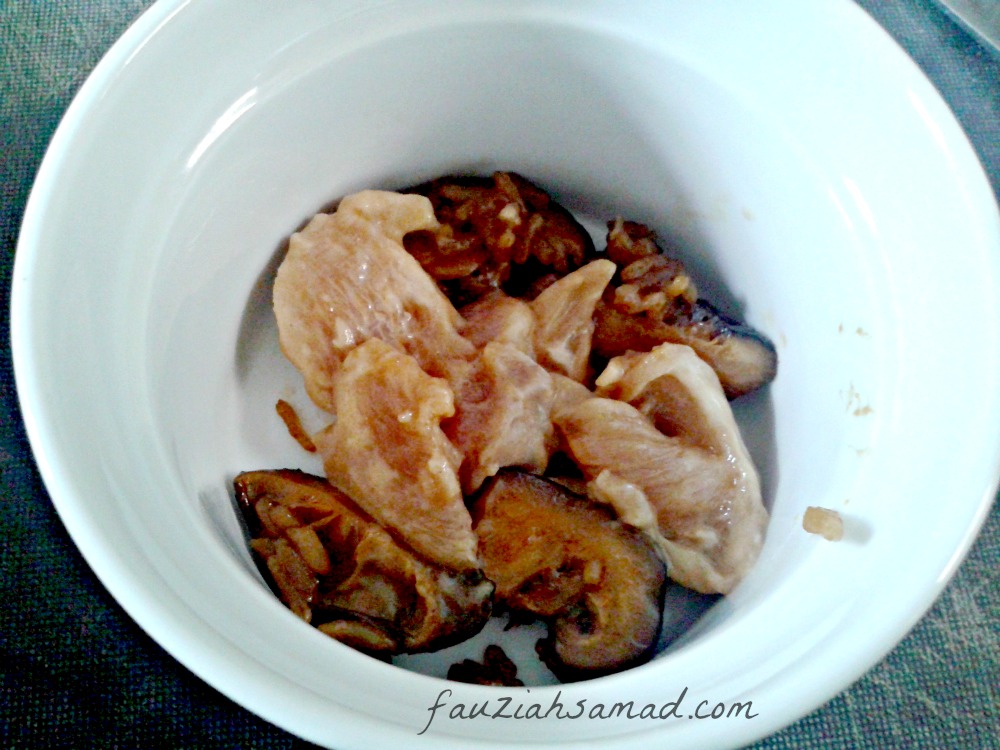 Pulut Ayam Cendawan Atau Loh Mai Kai Fauziahsamadcom