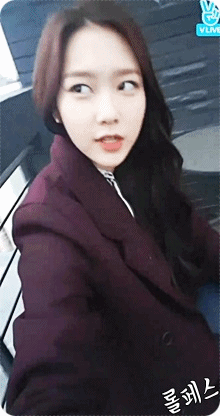 윙크를 잘 못하는 오마이걸 지호.gif | 인스티즈