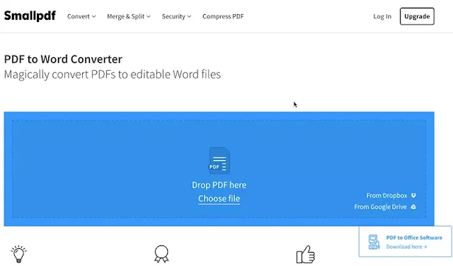 برنامج Small PDF برنامج Small PDF