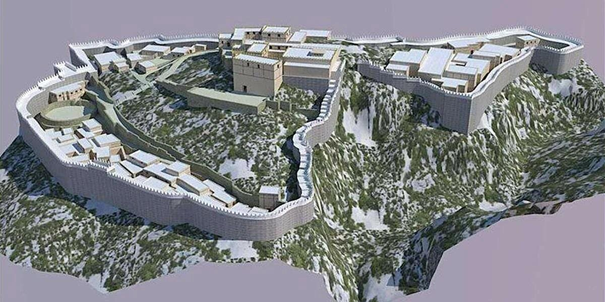 Реконструкция укреплений древних Микен