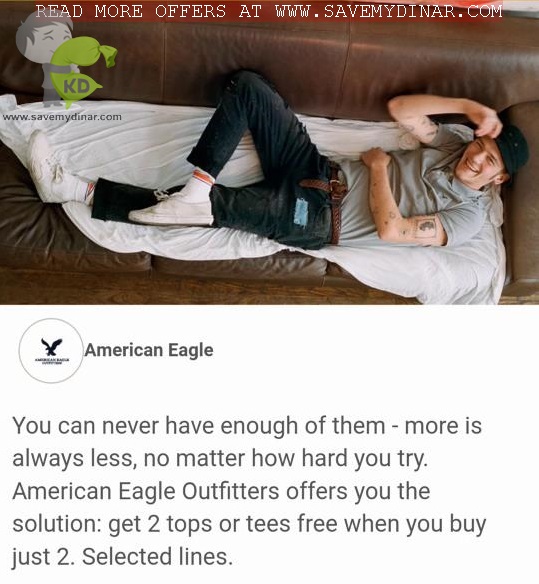 American Eagle Kuwait - Buy 2 Get 2 Free