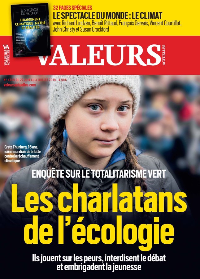  Greta Thunberg é mais uma jovem ecologicamente engajada a serviço dos charlatões.