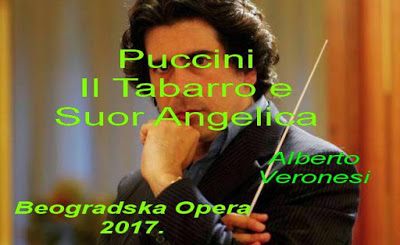 Pučini, Il Tabarro, Suor Angelica,   Alberto Veronesi,  Olivera Mercurio, Jelena Radovanović