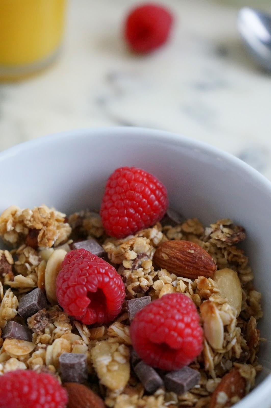 The Cook Time Muesli aux amandes, chocolat et framboises