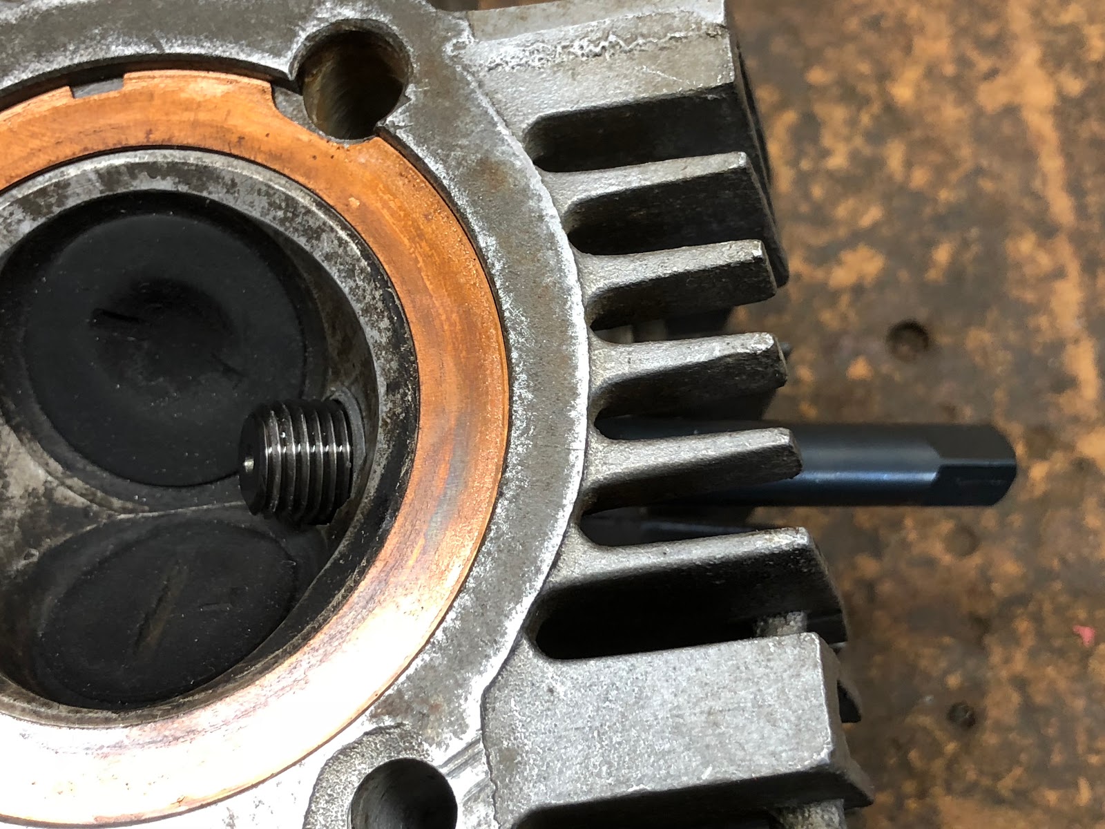 Repairing Damaged CT90 Spark Plug Threads Using a Time-Sert Threaded Insert