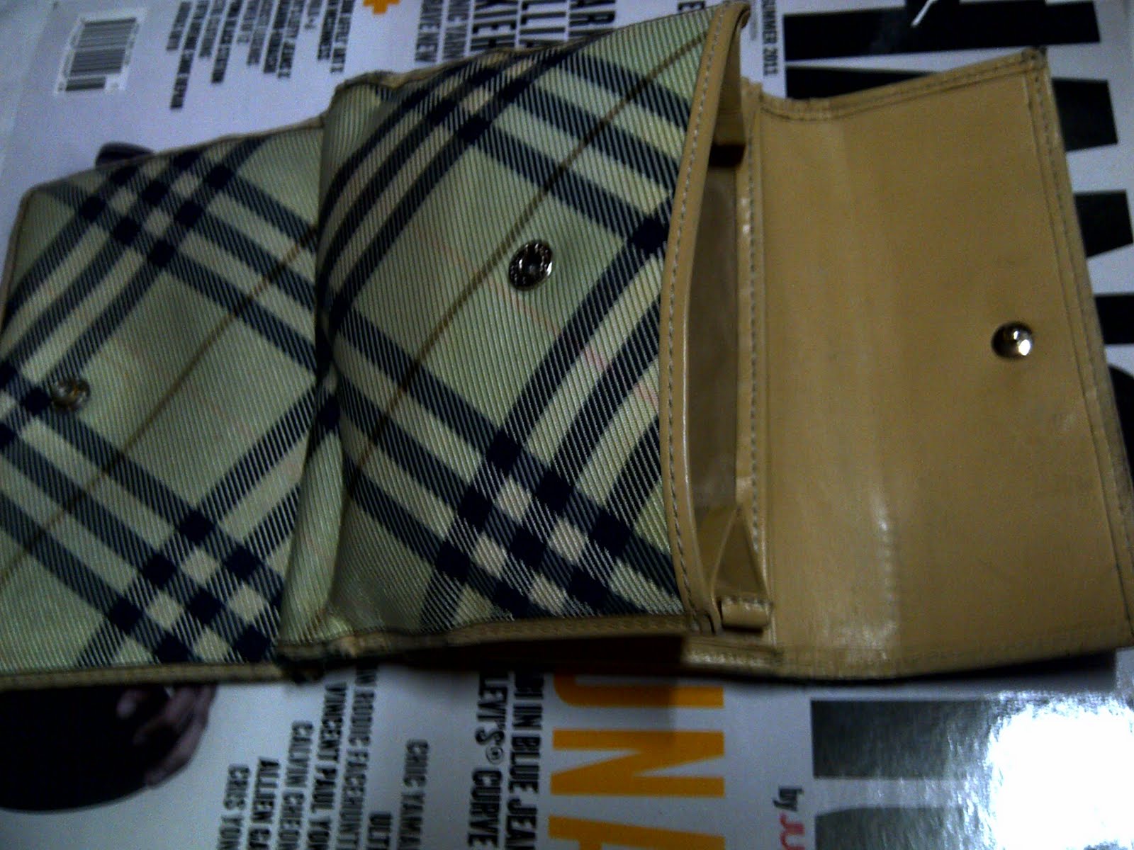 the scandalist: Burberry blue label purse!