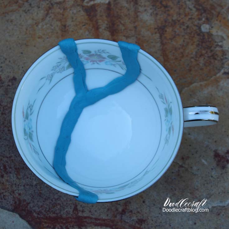 Doodlecraft Broken Teacup Repair! Fix Anything with Sugru!