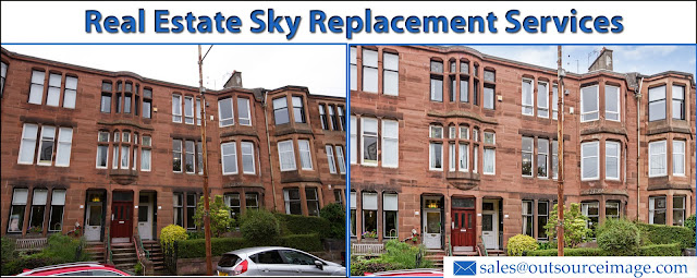 real estate sky color enhancement services