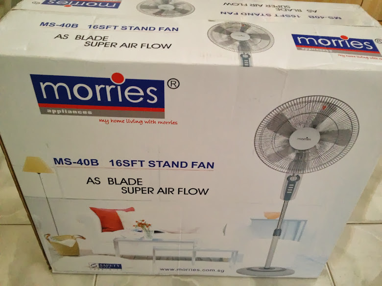  Morries Stand Electric Fan with timer