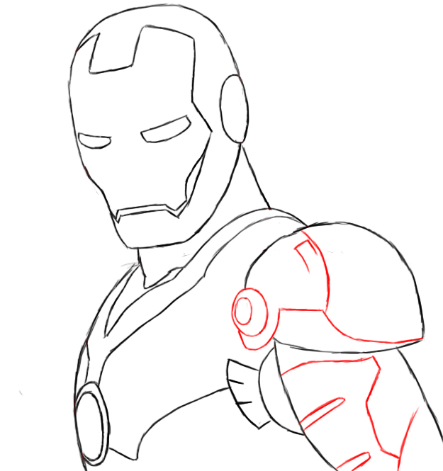 How To Draw Iron Man Draw Central