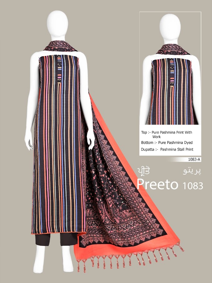 Bipson Preeto 1083 Pashmina Winter Collection