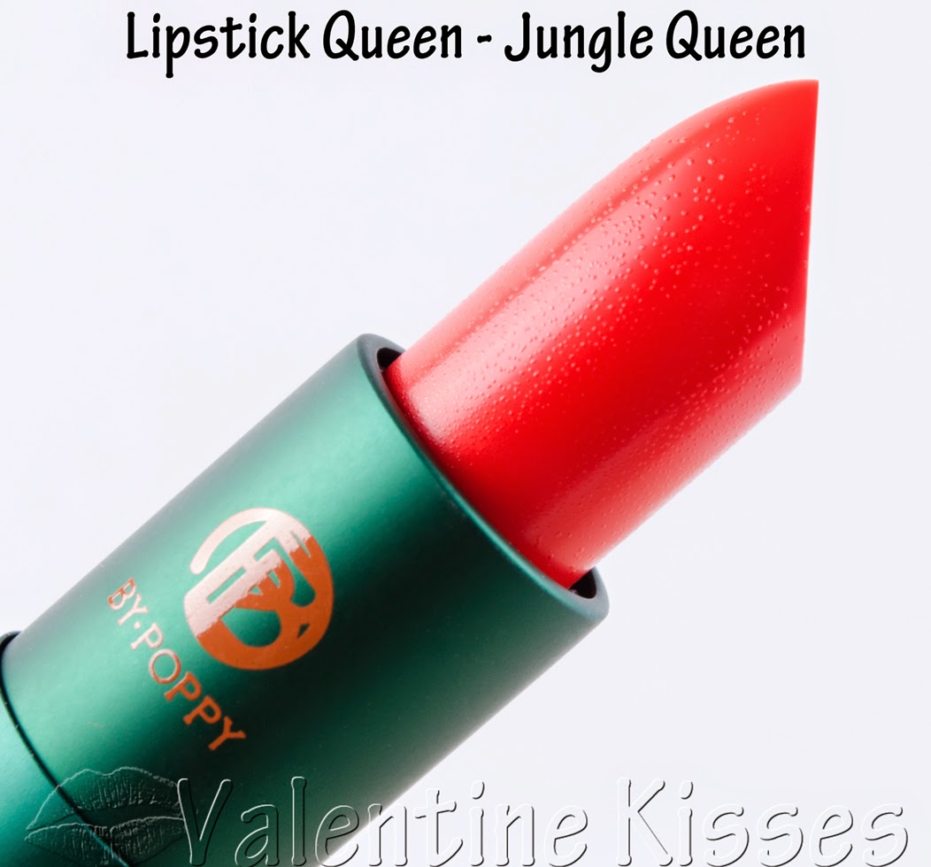 Valentine Kisses Lipstick Queen Jungle Queen lipstick pics, swatches