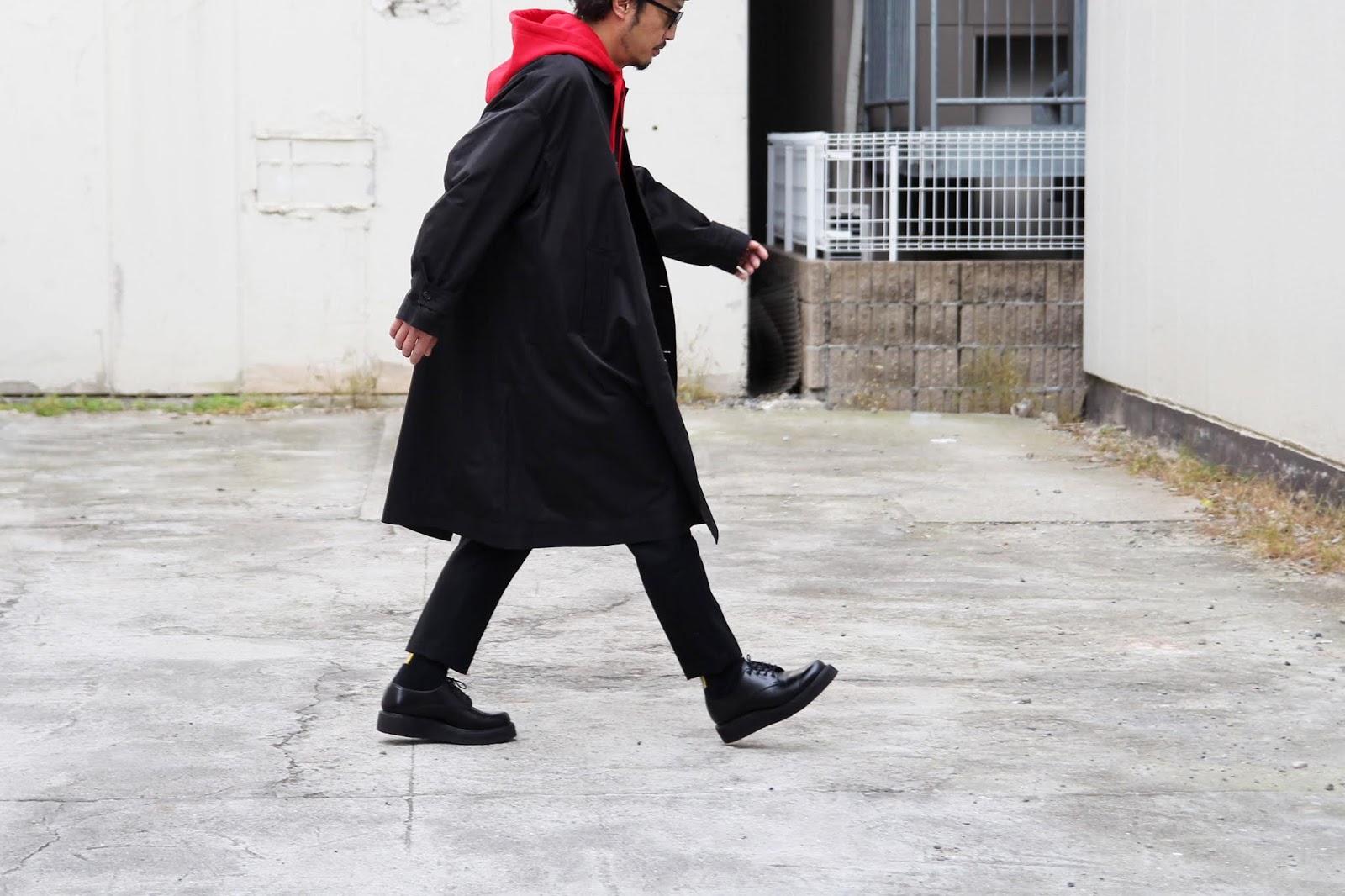 CLANE HOMME / クラネオム「BAL COLLAR OVER SIZE COAT」 - input