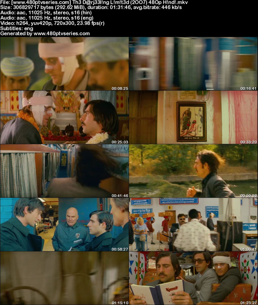 The Darjeeling Limited (2007) 300MB Full Hindi Dual Audio Movie Download 480p Bluray Free Watch Online Full Movie Download Worldfree4u 9xmovies