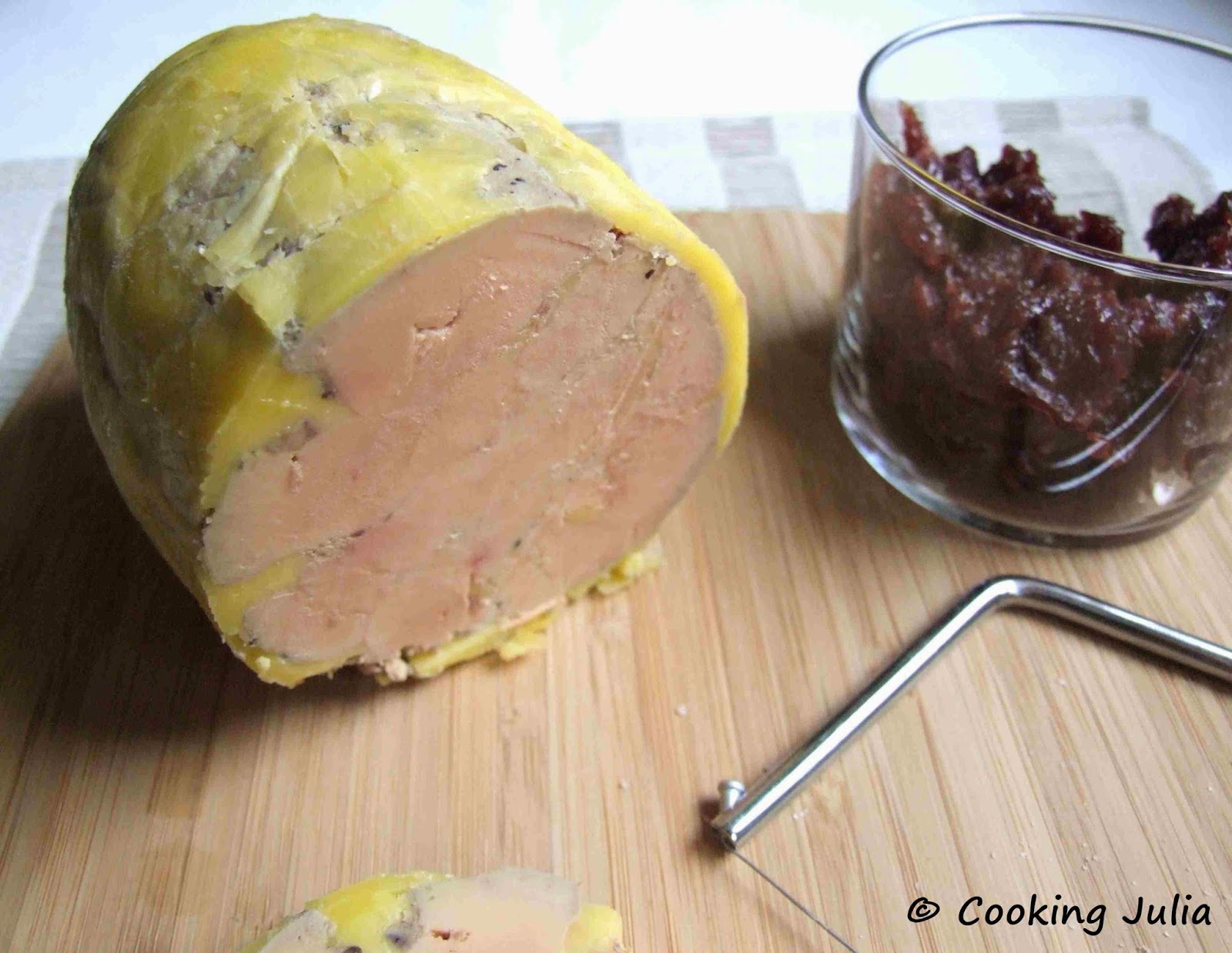 COOKING JULIA FOIE GRAS MAISON À